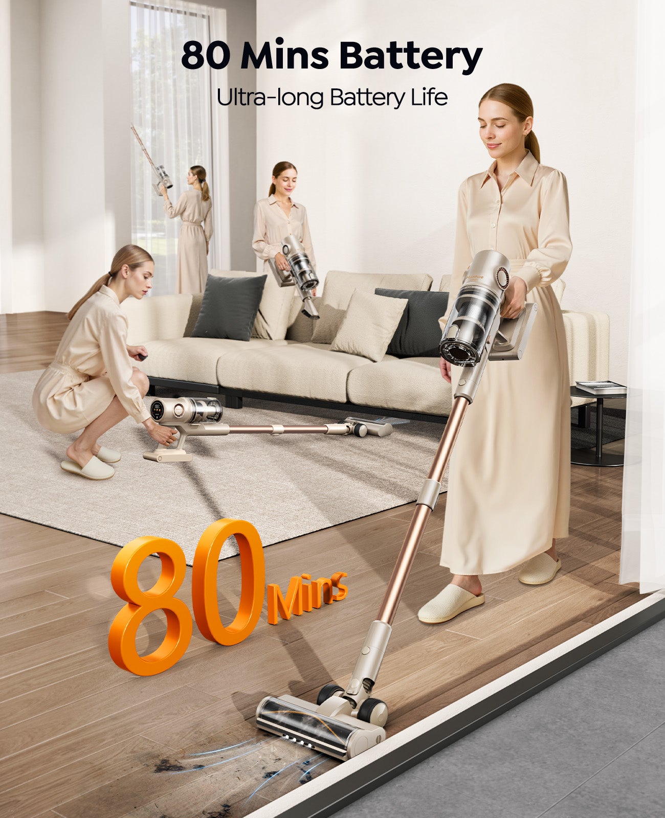 Honiture P7 Pro Versatile Cordless Stick Vacuum Cleaner