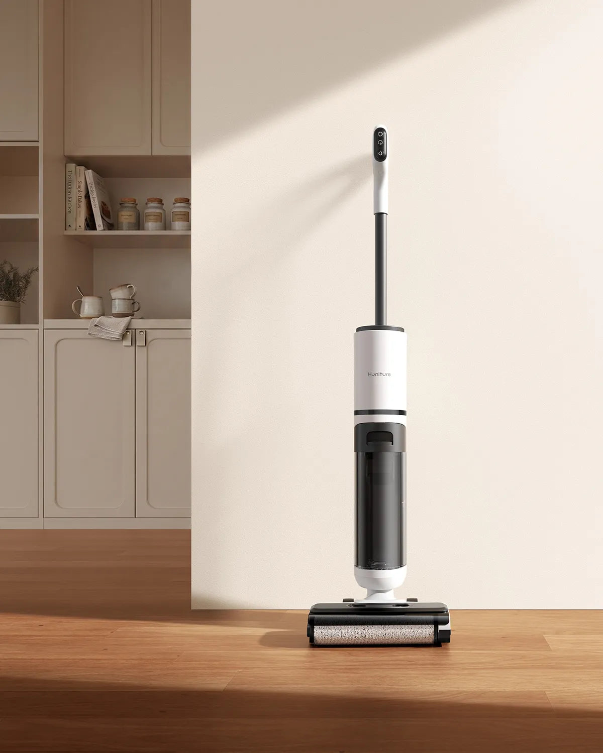 honiture m7 wet and dry vacuum cleaner Self-standing design against the wall