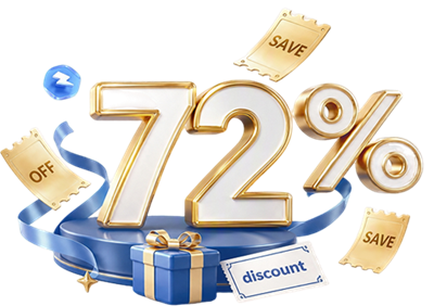 Up to 72% OFF