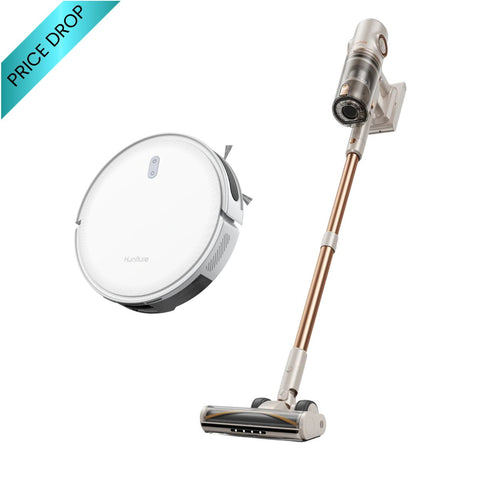 Honiture P7 Pro Cordless Vacuum + T10 Robot Vacuum Home Cleaning Bundle