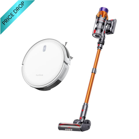 Honiture X7 Cordless Vacuum + T10 Robot Vacuum Home Cleaning Bundle